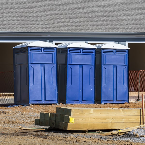 are there any restrictions on where i can place the portable toilets during my rental period in La Fargeville